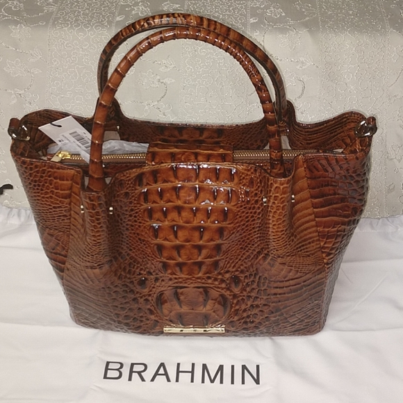 Brahmin Handbags - Brahmin  Pecan  Satchel Bag